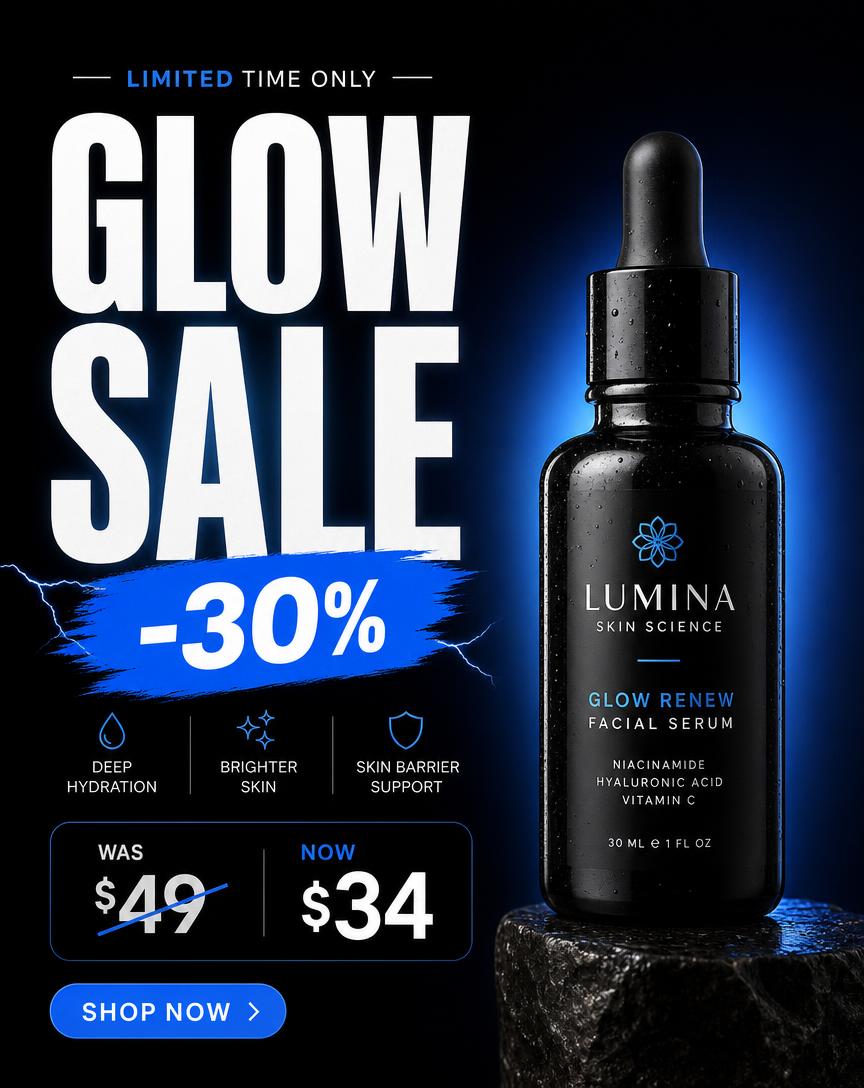 Sales ad — AINAR X example social advertisement design